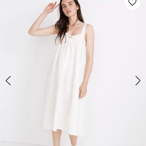 NWT Madewell lightspun tie front nightgown